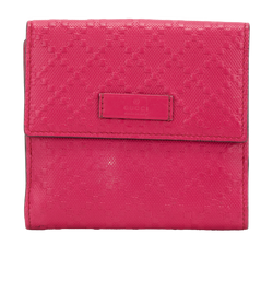 Gucci Fold Wallet, Leather, Pink, MII, 2*